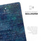 The Grungy Blue Green Stars Surface - Full Body Skin Decal for the Apple iPad Pro 12.9", 11", 10.5", 9.7", Air or Mini (All Models Available)