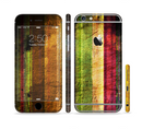 The Grungy Color Stripes Sectioned Skin Series for the Apple iPhone 6/6s Plus