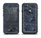 The Grungy Dark Blue Brick Wall Apple iPhone 6/6s LifeProof Fre Case Skin Set