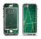 The Grungy Green Surface Design Apple iPhone 5-5s LifeProof Nuud Case Skin Set