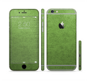 The Grungy Green Surface Sectioned Skin Series for the Apple iPhone 6/6s