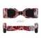 The Grungy Red & White Stitched Pattern Full-Body Skin Set for the Smart Drifting SuperCharged iiRov HoverBoard