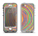 The Hand-Painted Circle Strokes Apple iPhone 5-5s LifeProof Nuud Case Skin Set