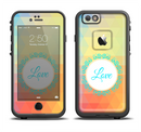 The HighLighted Colorful Triangular Love Apple iPhone 6/6s LifeProof Fre Case Skin Set