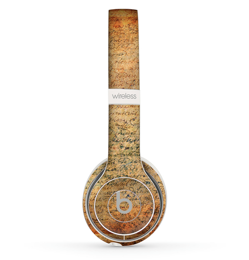 The History Word Overlay V2 Skin Set for the Beats by Dre Solo 2 Wireless Headphones