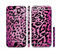 The Hot Pink Cheetah Animal Print Sectioned Skin Series for the Apple iPhone 6/6s Plus