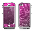 The Hot Pink Mercury Apple iPhone 5-5s LifeProof Nuud Case Skin Set