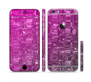 The Hot Pink Mercury Sectioned Skin Series for the Apple iPhone 6/6s