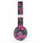 The Hot Pink and Gray Digital Camouflage Skin Set for the Beats by Dre Solo 2 Wireless Headphones