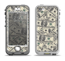 The Hundred Dollar Bill Apple iPhone 5-5s LifeProof Nuud Case Skin Set