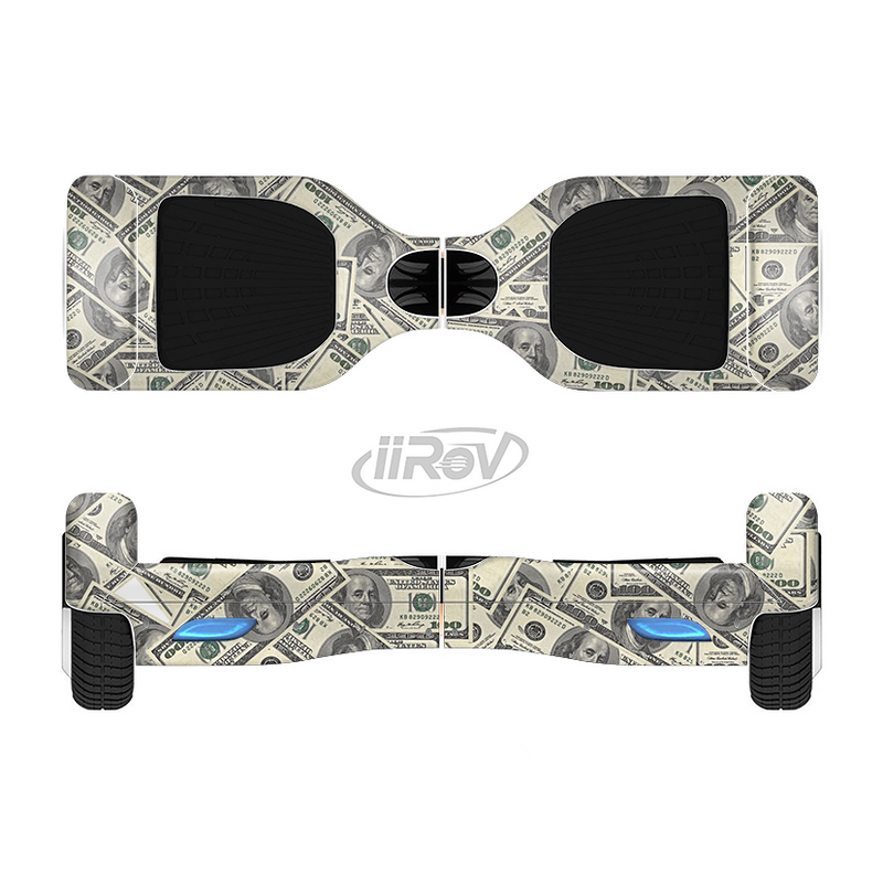 The Hundred Dollar Bill Full-Body Skin Set for the Smart Drifting SuperCharged iiRov HoverBoard