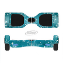 The Intricate Snowfakes with Green Background Full-Body Skin Set for the Smart Drifting SuperCharged iiRov HoverBoard