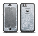 The Intricate White and Gray Vector Pattern Apple iPhone 6/6s LifeProof Fre Case Skin Set