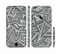 The Jagged Abstract Graytone Sectioned Skin Series for the Apple iPhone 6/6s