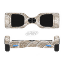 The Layered Tan Circle Pattern Full-Body Skin Set for the Smart Drifting SuperCharged iiRov HoverBoard