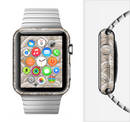 The Layered Tan Circle Pattern Full-Body Skin Set for the Apple Watch