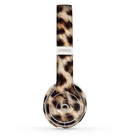 The Leopard Furry Animal Hide Skin Set for the Beats by Dre Solo 2 Wireless Headphones