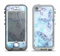 The Light Blue Butterfly Outline Apple iPhone 5-5s LifeProof Nuud Case Skin Set