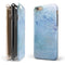 The Light Blue Cratered Moon Surface iPhone 6/6s or 6/6s Plus 2-Piece Hybrid INK-Fuzed Case