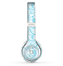 The Light Blue Droplet Sprout Pattern Skin Set for the Beats by Dre Solo 2 Wireless Headphones