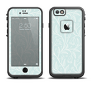 The Light Blue Floral Branches Apple iPhone 6/6s LifeProof Fre Case Skin Set