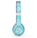 The Light Blue Paisley Floral Pattern V3 Skin Set for the Beats by Dre Solo 2 Wireless Headphones