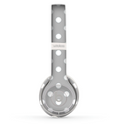 The Light Gray & White Polka Dot Skin Set for the Beats by Dre Solo 2 Wireless Headphones