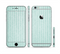 The Light Green Scratched Stripe Pattern v4 Sectioned Skin Series for the Apple iPhone 6/6s