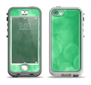 The Light Green Unfocused Orbs Apple iPhone 5-5s LifeProof Nuud Case Skin Set