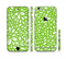 The Light Green & White Floral Sprout Sectioned Skin Series for the Apple iPhone 6/6s