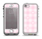 The Light Pink Heart Plaid Apple iPhone 5-5s LifeProof Nuud Case Skin Set