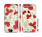 The Light Tan With Red Accented Flower Petals Sectioned Skin Series for the Apple iPhone 6/6s Plus