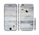 The Light Tinted Wooden Planks Sectioned Skin Series for the Apple iPhone 6/6s