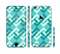 The Locking Green Pattern Sectioned Skin Series for the Apple iPhone 6/6s