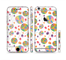 The Lollipop Candy Pattern Sectioned Skin Series for the Apple iPhone 6/6s