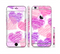 The Loopy Pink and Purple Hearts Sectioned Skin Series for the Apple iPhone 6/6s