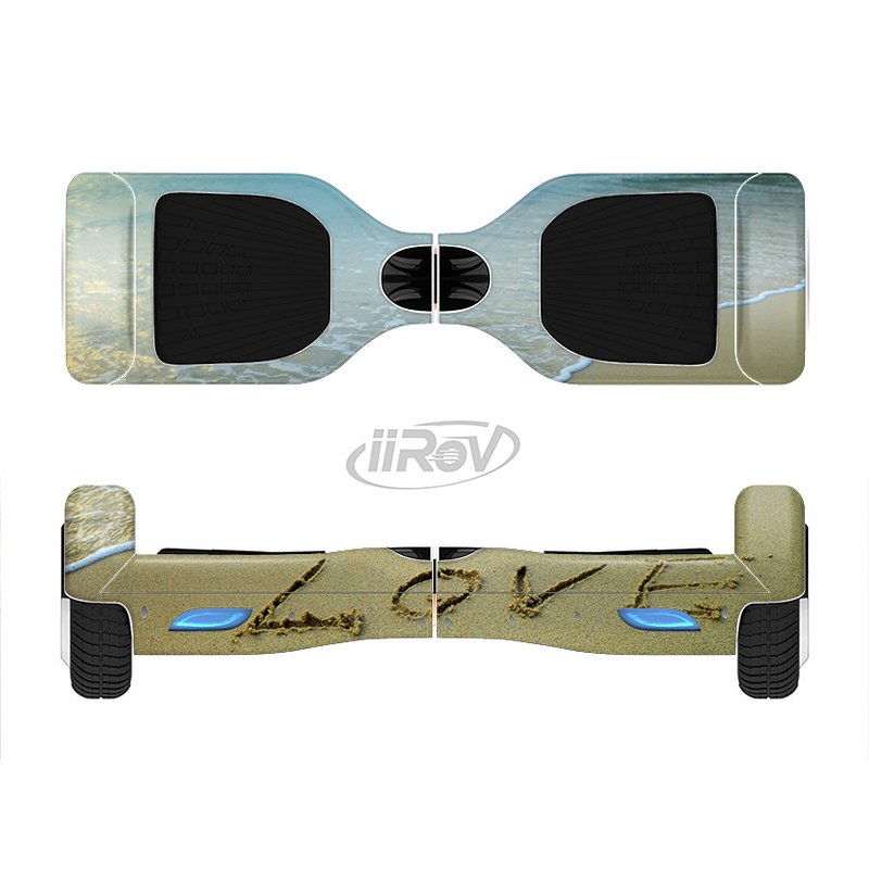 The Love beach Sand Full-Body Skin Set for the Smart Drifting SuperCharged iiRov HoverBoard