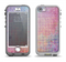The Messy Water-Color Scratched Surface Apple iPhone 5-5s LifeProof Nuud Case Skin Set