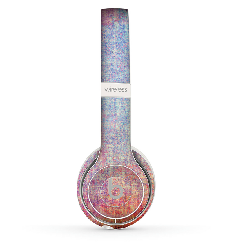 The Messy Water-Color Scratched Surface Skin Set for the Beats by Dre Solo 2 Wireless Headphones