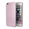 The Micro Pink Polka Dots iPhone 6/6s or 6/6s Plus 2-Piece Hybrid INK-Fuzed Case