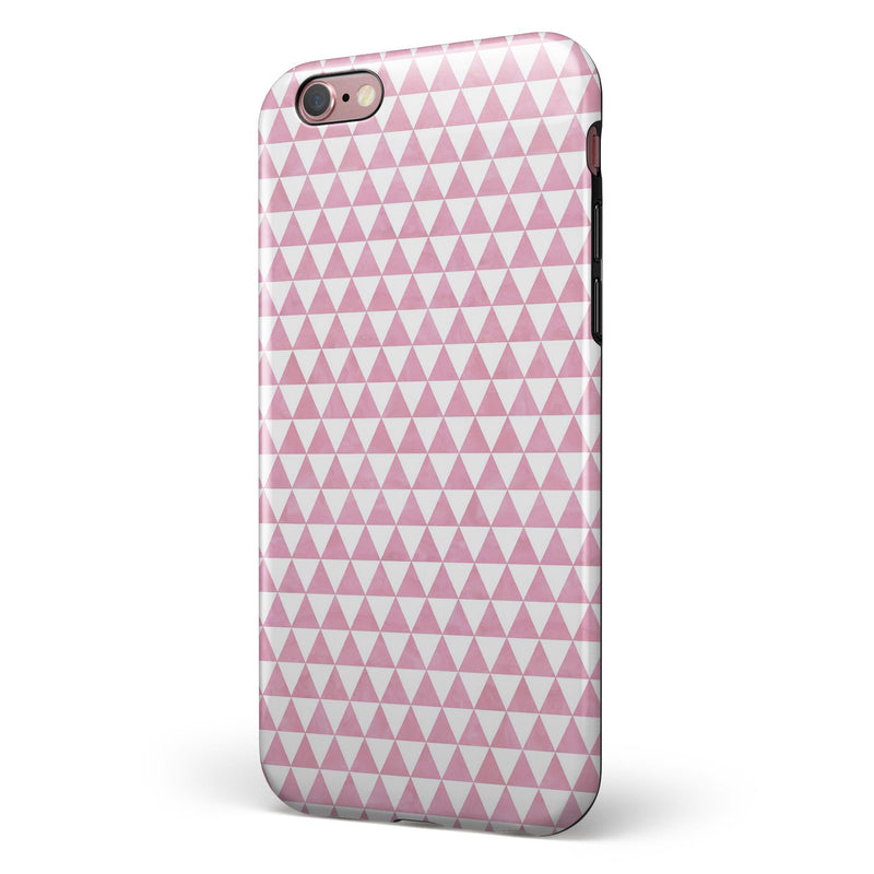The Micro Pink Polka Dots iPhone 6/6s or 6/6s Plus 2-Piece Hybrid INK-Fuzed Case