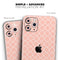 The Mint Pink Morocan Pattern - Skin-Kit compatible with the Apple iPhone 12, 12 Pro Max, 12 Mini, 11 Pro or 11 Pro Max (All iPhones Available)