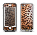 The Mirrored Leopard Hide Apple iPhone 5-5s LifeProof Nuud Case Skin Set
