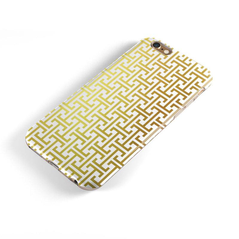 The Modern Green Pattern iPhone 6/6s or 6/6s Plus 2-Piece Hybrid INK-Fuzed Case