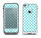 The Moracan Teal on White Apple iPhone 5-5s LifeProof Fre Case Skin Set