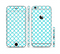 The Moracan Teal on White Sectioned Skin Series for the Apple iPhone 6/6s Plus