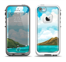 The Mountain & Water Art Color Scene Apple iPhone 5-5s LifeProof Fre Case Skin Set