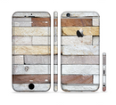The Multicolored Stone Wall v5 Sectioned Skin Series for the Apple iPhone 6/6s
