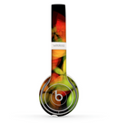 The Neon Blurry Translucent Flowers Skin Set for the Beats by Dre Solo 2 Wireless Headphones