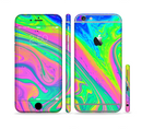 The Neon Color Fushion V3 Sectioned Skin Series for the Apple iPhone 6/6s Plus